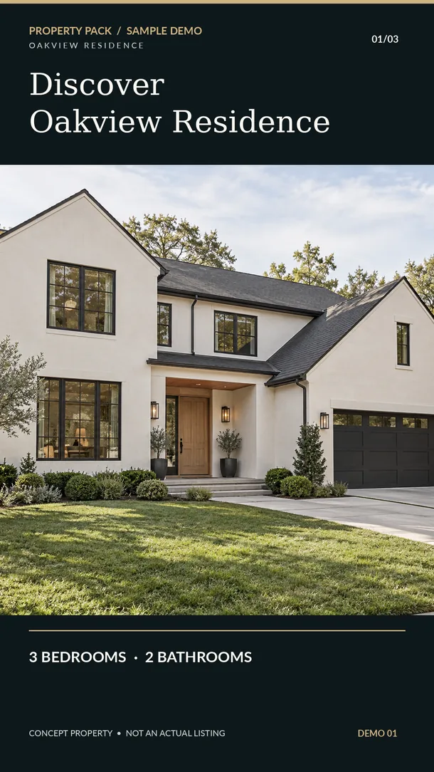 Oakview Residence concept Story design 1 of 3